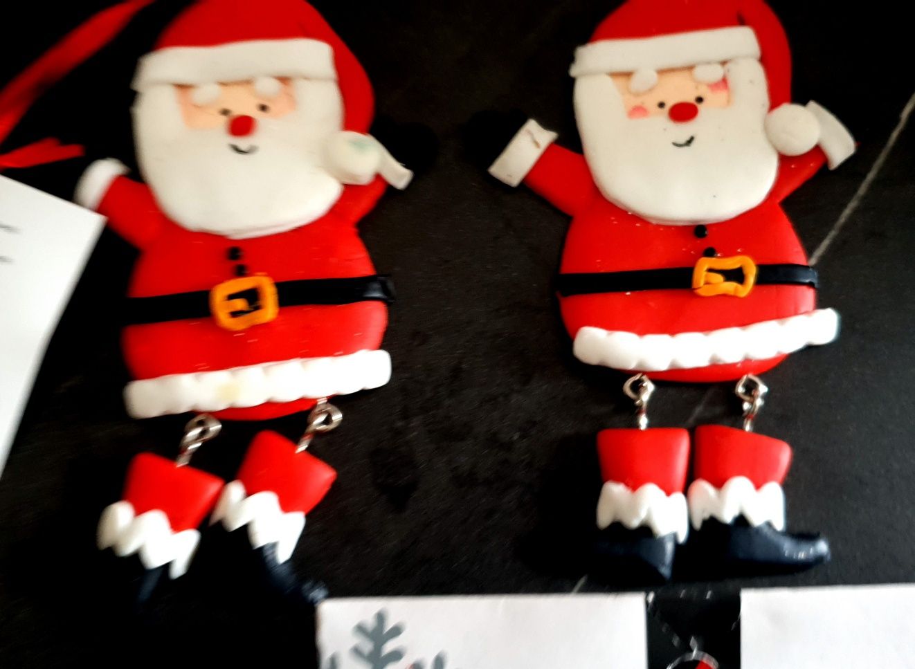 Conjunto de decorações de natal para pendurar na árvore