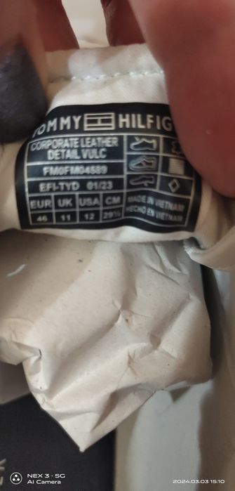 Мокасіни Tommy Hilfiger 46 розмір