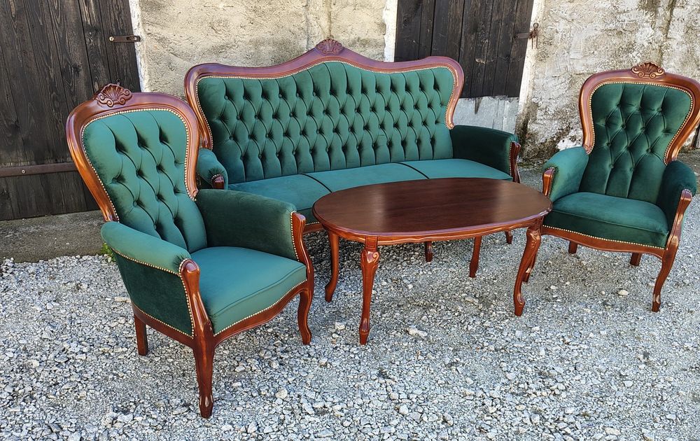 Wypoczynek Ludwikowski sofa 3 i 2 fotele