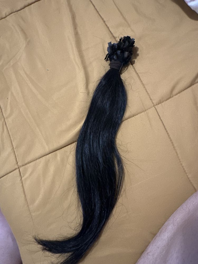 Mega hair humano preto 45 cm