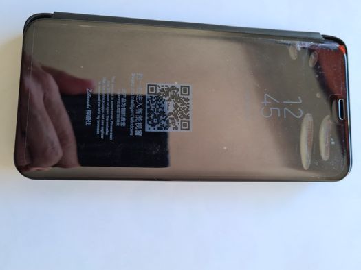 Capa para telemovel Samsung S9+ - flip tampa vidro