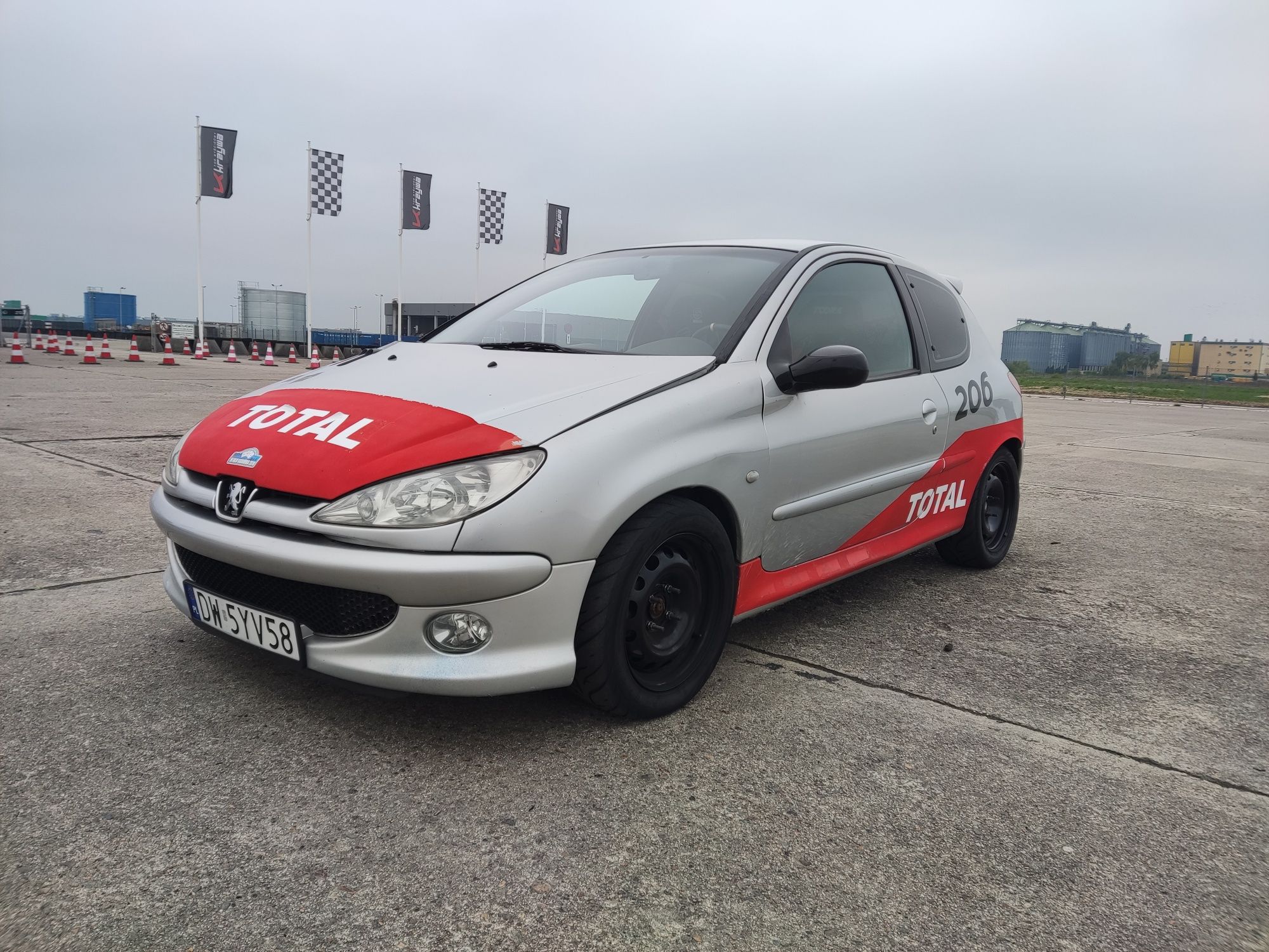 Peugeot 206 RC kjs trackday fun car zamiana