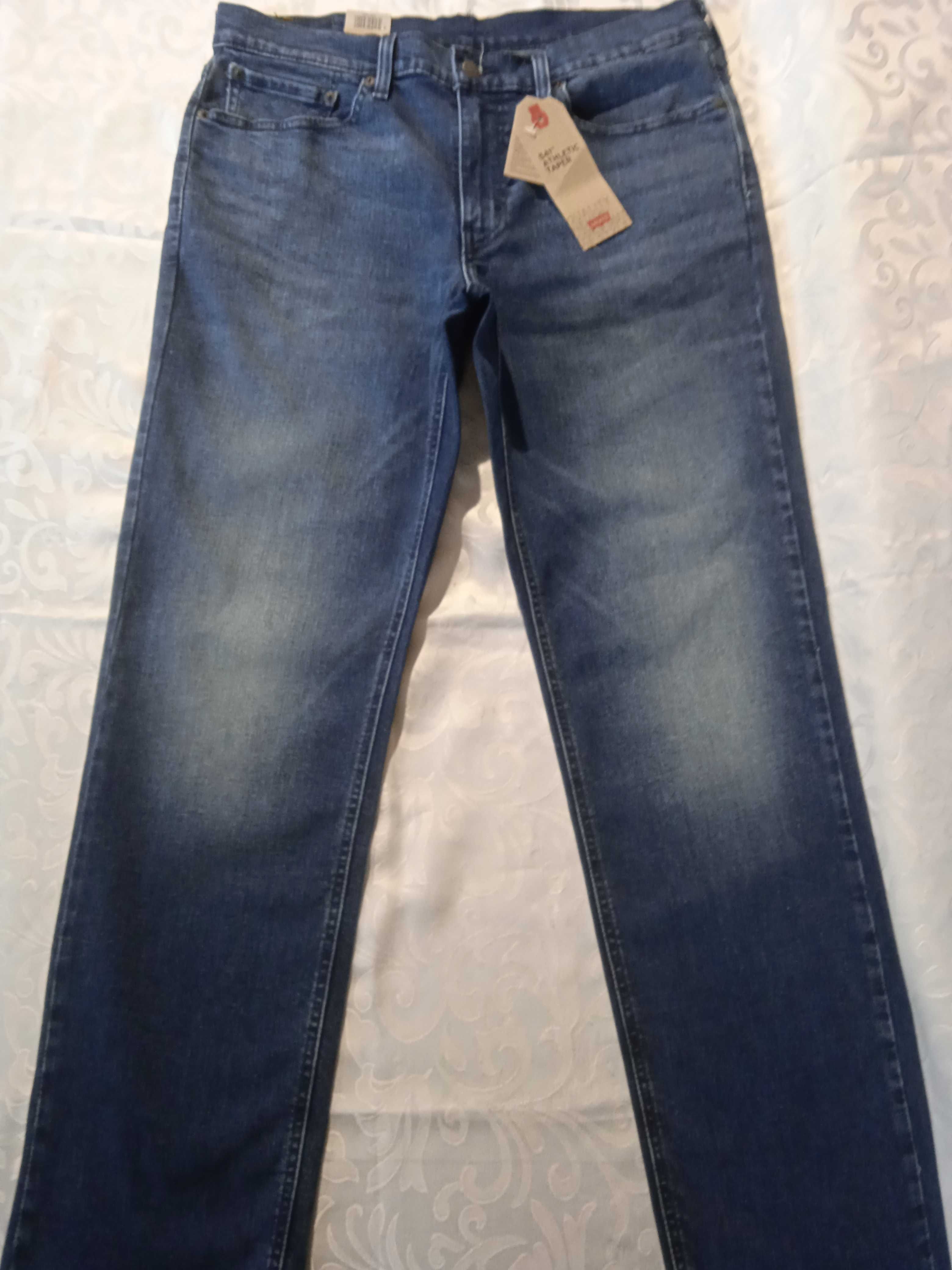 Levis 541 Athetic Taper Nowe granatowe spodnie jeansy W33 L32
