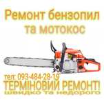 Ремонт бензопил та мотокос, заточка ланцюгів