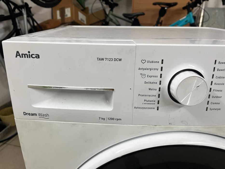 Pralka Amica TAW 7123 DCW uszkodzona  - w całości lub w elementach