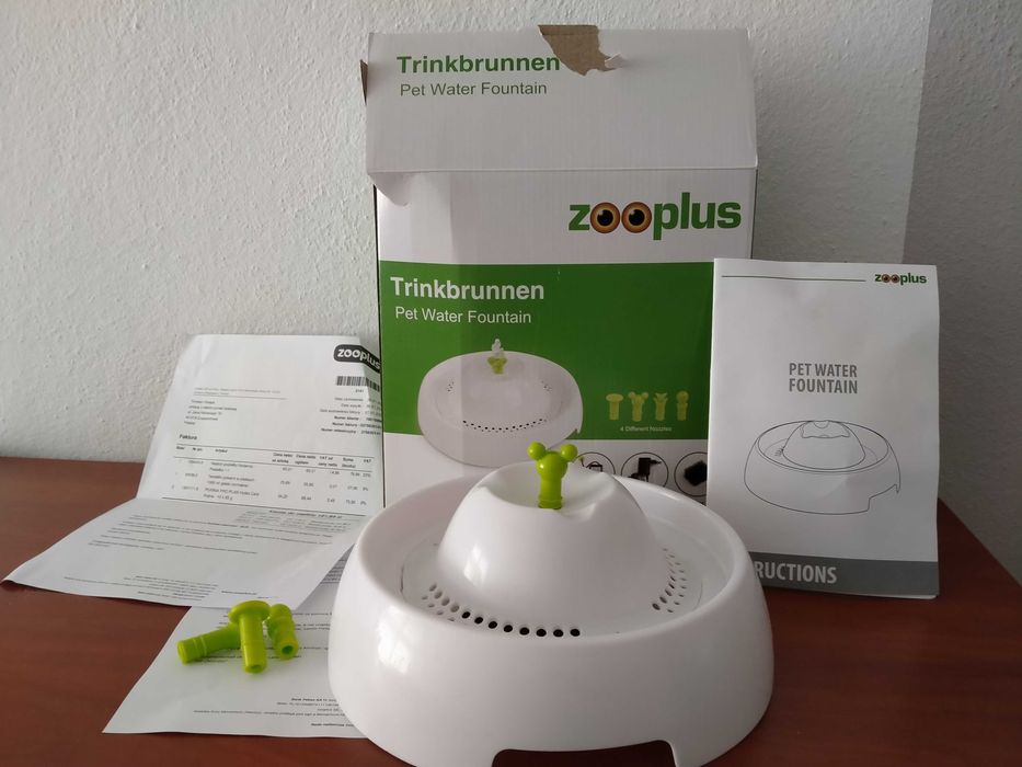 Poidełko, fontanna dla kota, psa - Neptun, prawie nowa