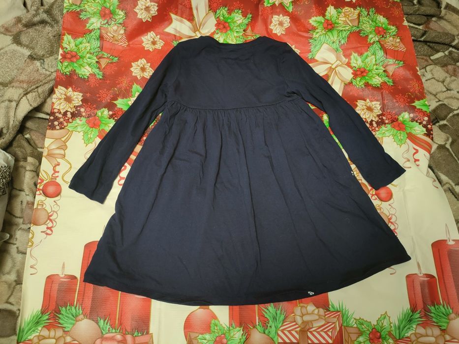 Платье новое новогоднее праздничное 5-6 лет, 116 см ШриЛанка