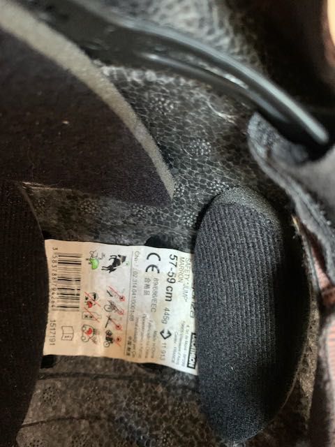Toczek kask jeździecki FOUGANZA rozmiar z regulacja 57-59 cm tworzywo