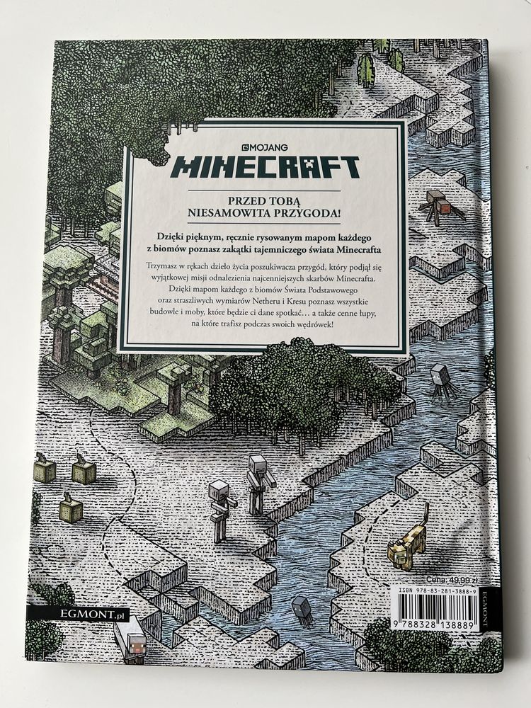 Książka Minecraft mapy