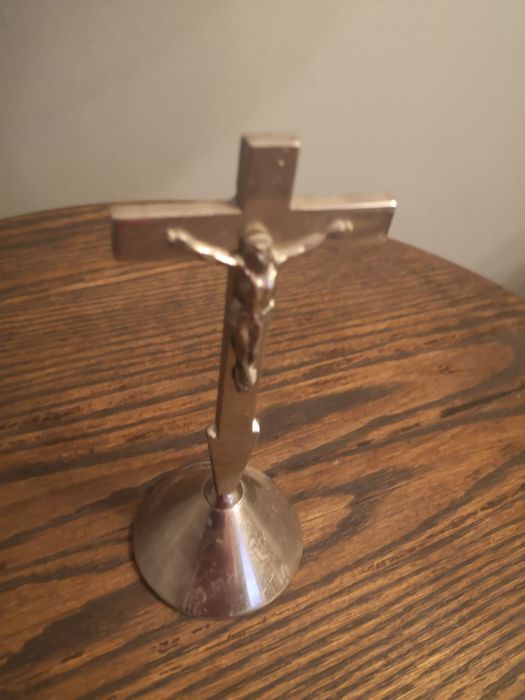 Krzyż metalowy wys. 16 cm.