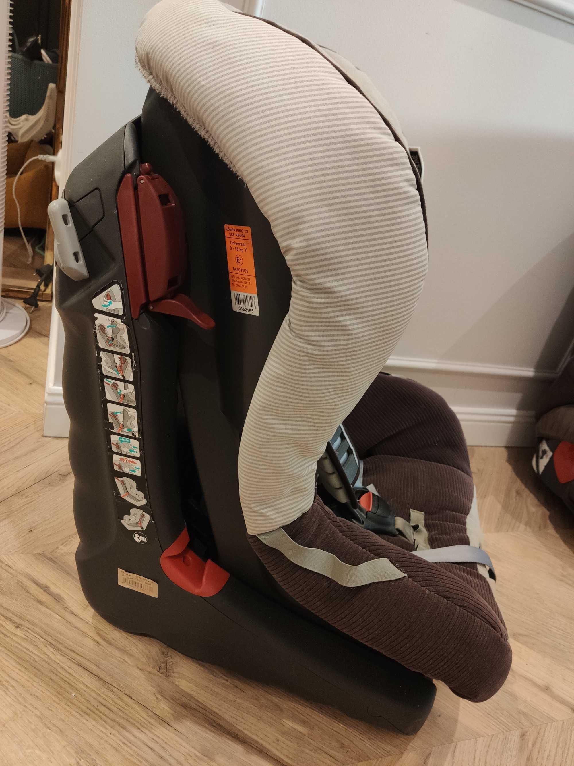 Fotelik Römer KING TS 9-18kg bardzo solidny
