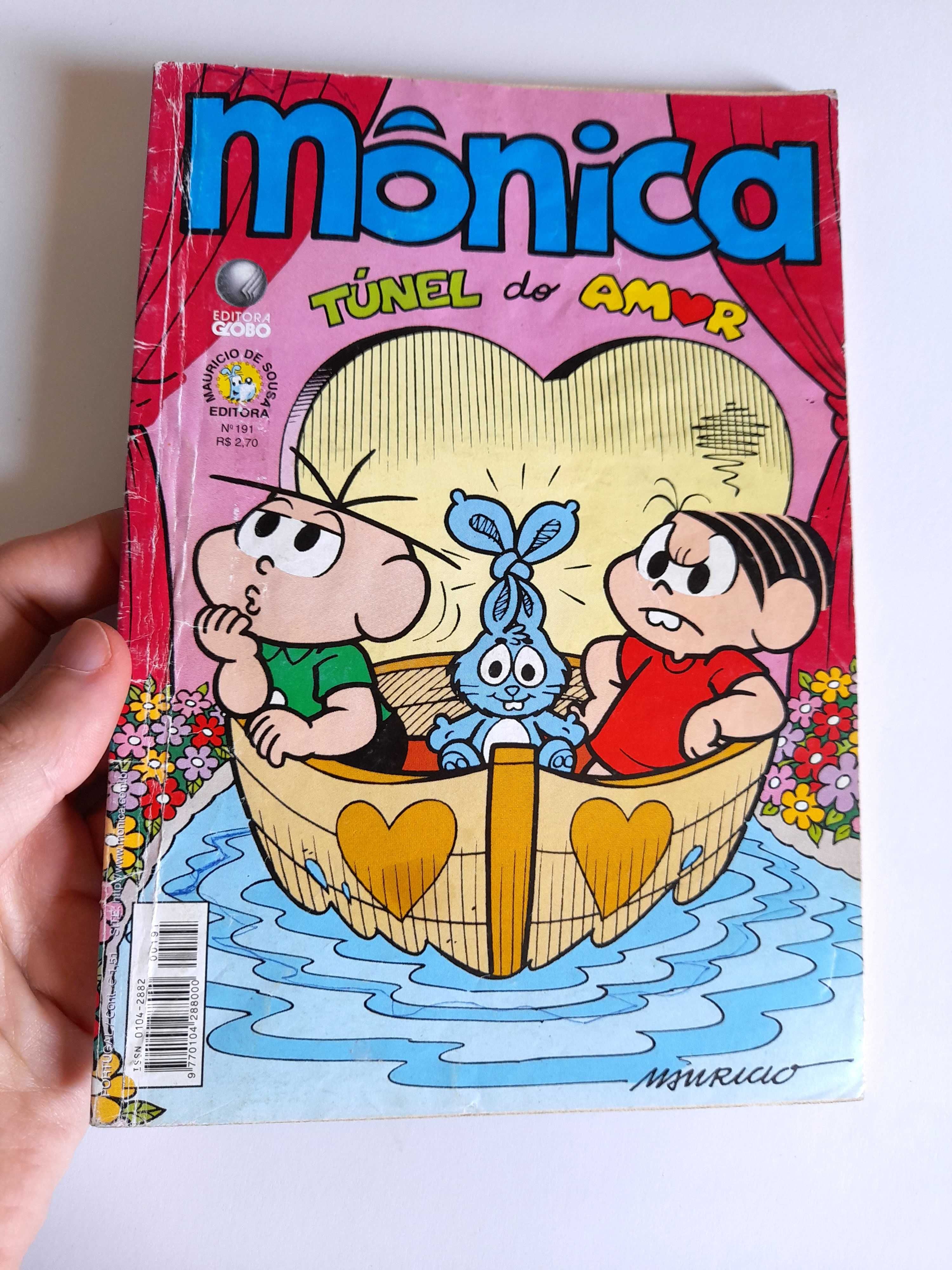 Livro BD Mônica - Túnel do Amor Número 191 Turma da Mônica Coleção