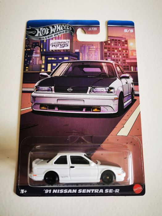 '91 Nissan Sentra SE-R Compact Kings Hot Wheels Silver Series