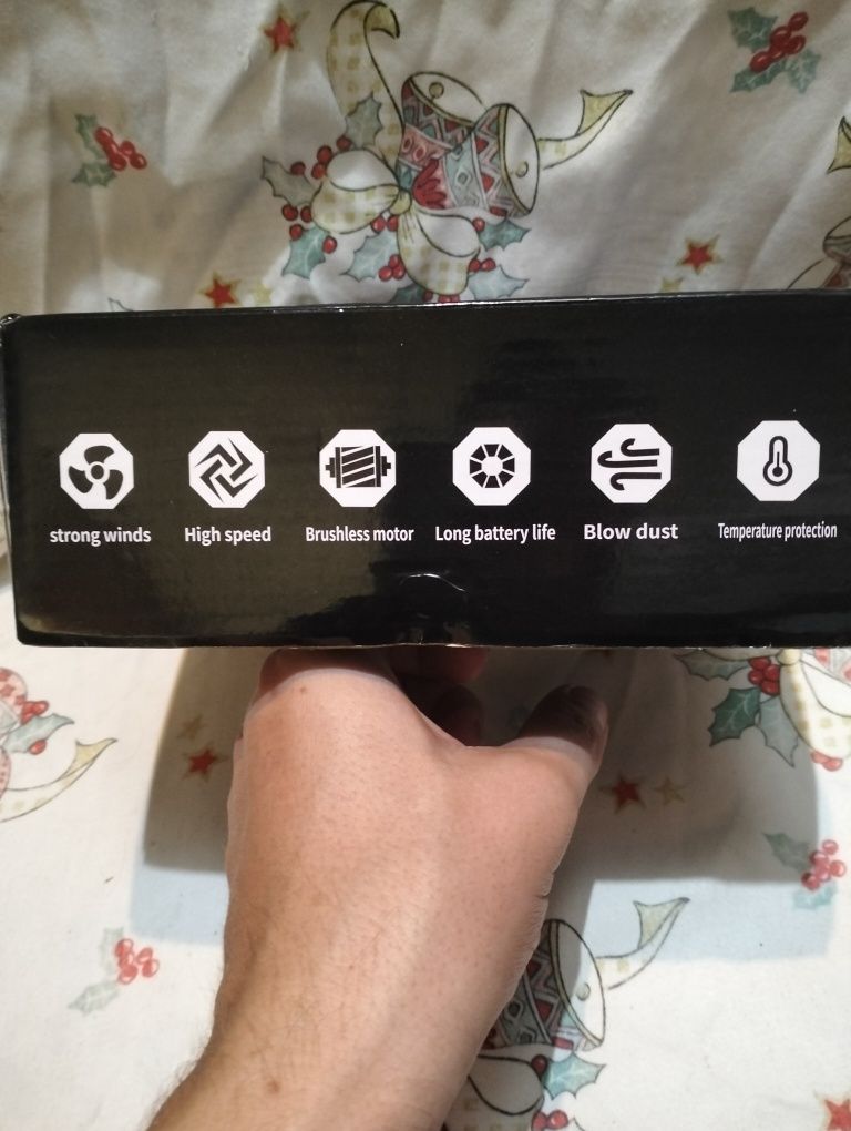 Ventilador portátil/ suprador potente com acessórios