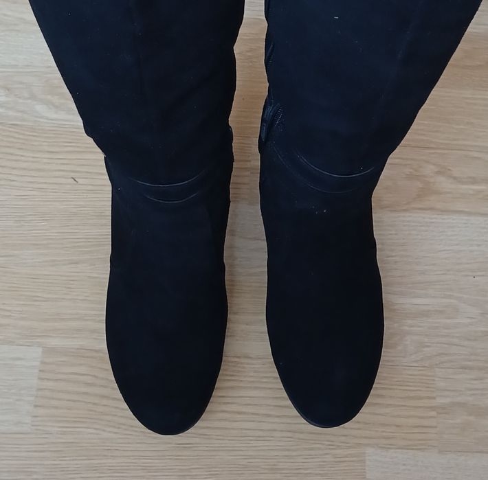 Повністю натуральні зимові чоботи цегейка замш натуральне хутро