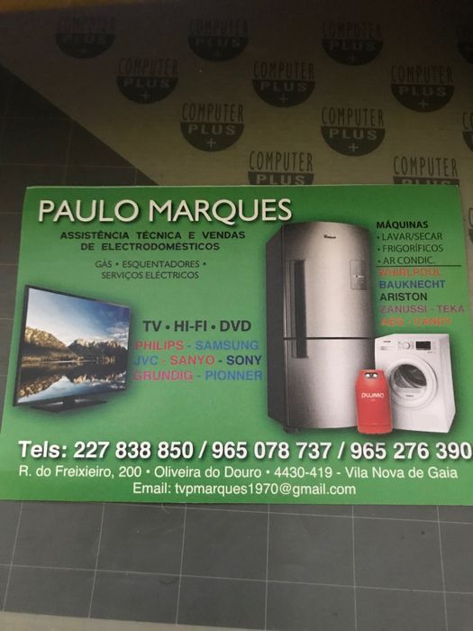 Assistência técnica a eletrodomesticos,eletricidade e Gás