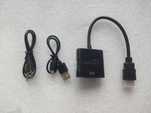 Адаптер HDMI to VGA + Audio (Adapter, конвертер, XBOX360, PS3, PC)
