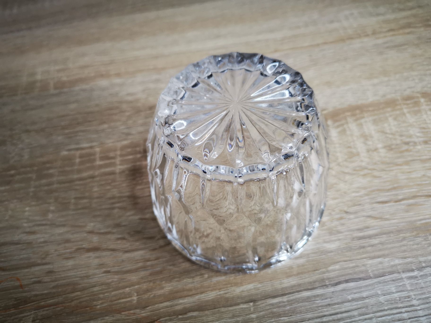 Cukierniczka miseczka 8/10cm kryształ - stan b. dobry PRL antyk retro