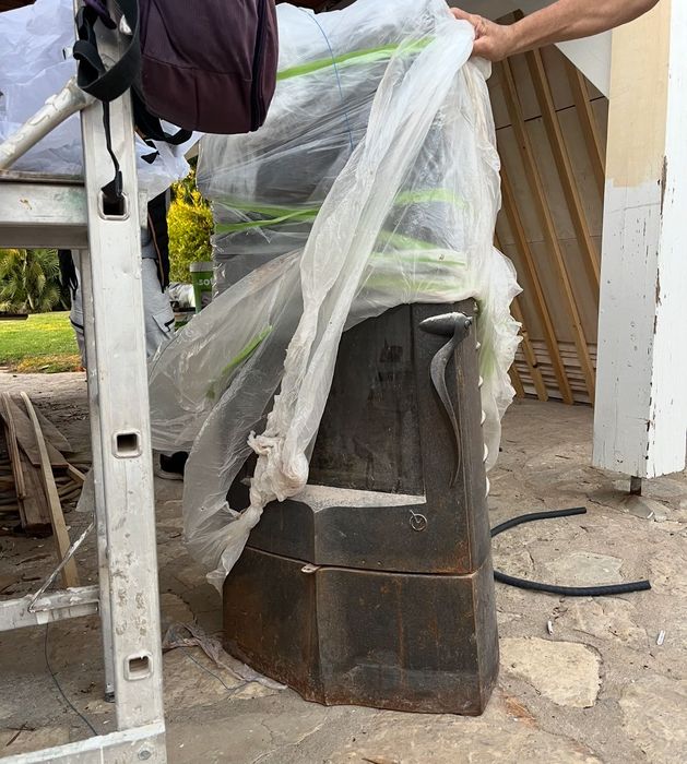 Lareira/salamandra a lenha