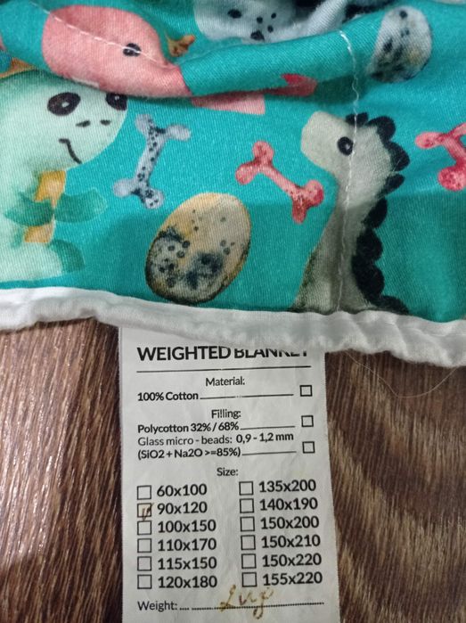 Kołderka obciążeniowa 2 kg+Gratis