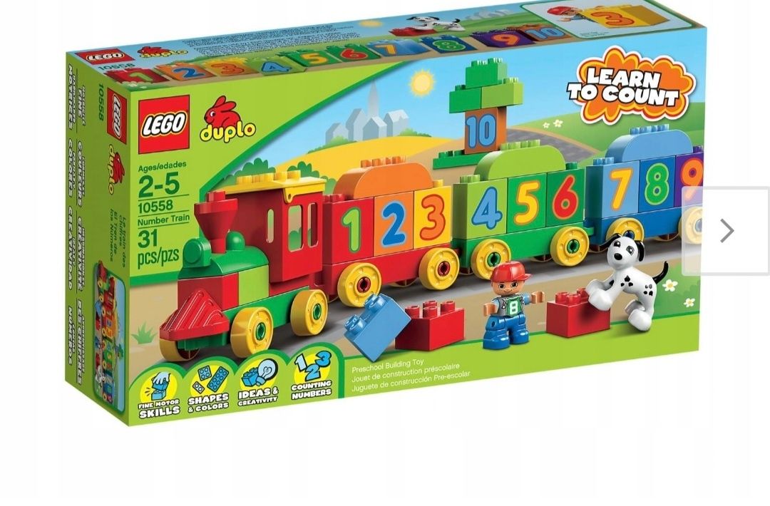LEGO Duplo Pociąg z cyferkami 10558