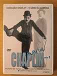 DVD com diversos filmes do Charlie Chaplin