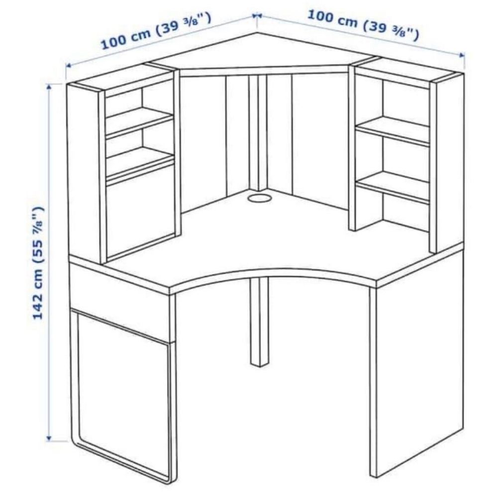 Secretária de Canto IKEA Micke
