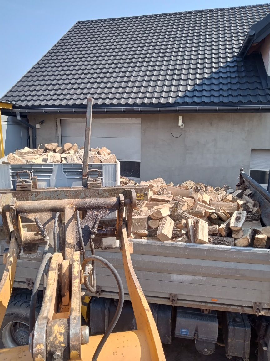 Drewno kominkowe i opałowe Dąb, Grab, Buk, Brzoza, Klon, Sosna