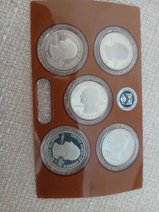 Американские монеты в серебре, которые.