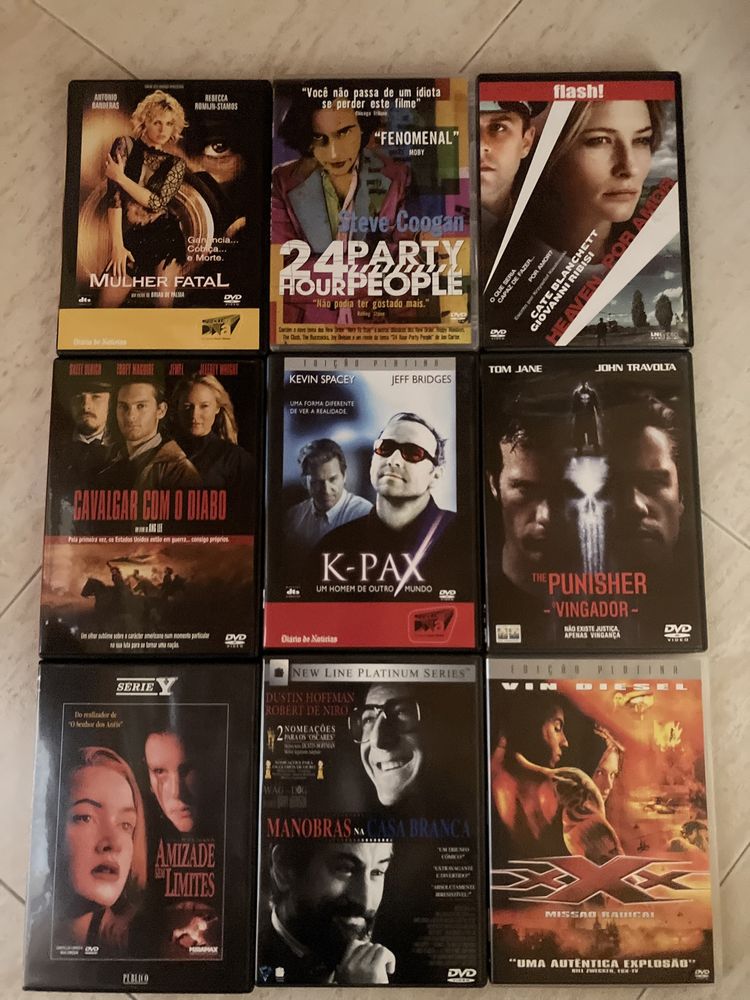 Dvds originais de vários filmes