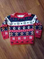 House sweter świąteczny 110/116