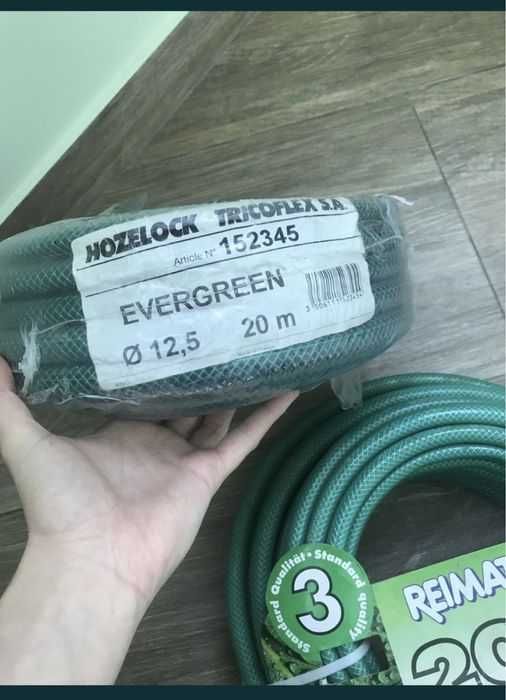 Шланг для полива Hozelock EverGreen 20м Диаметр 12,5 Оригинал