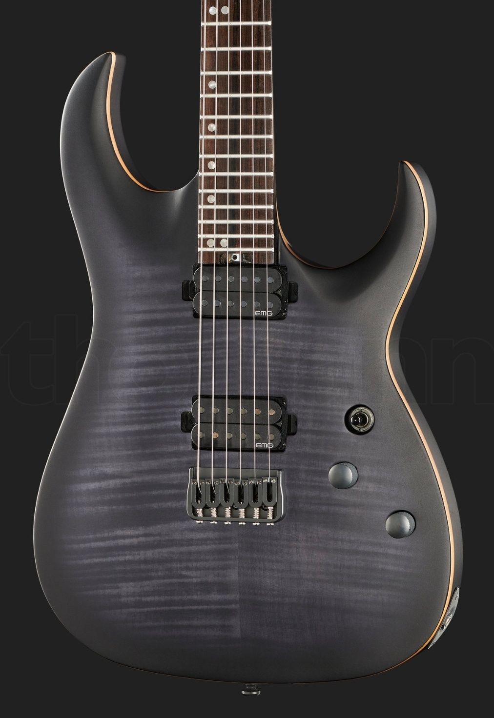 Harley Benton Amarok-6 BKNT Flame Burst (ustawiony)