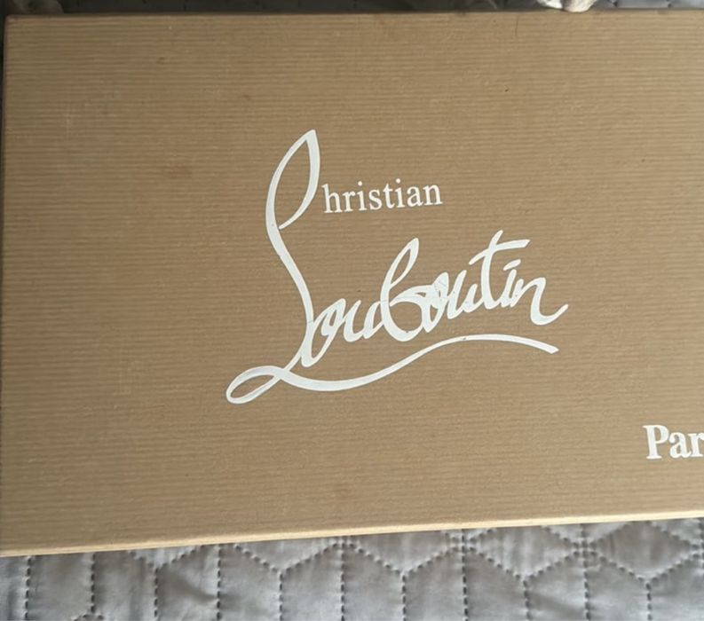Туфли Louboutin оригинал беж