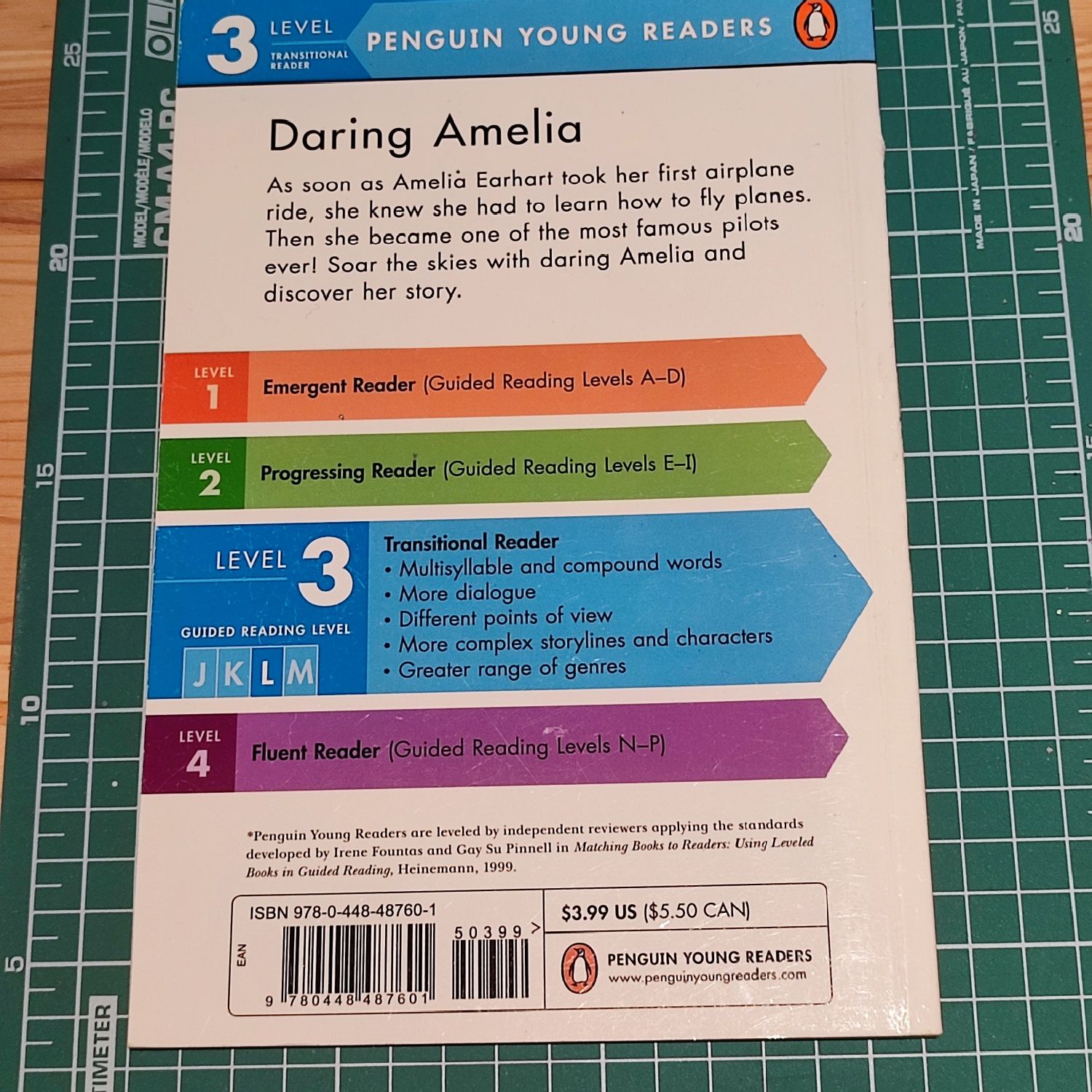 Daring Amelia. Penguin young readers. Level 3.