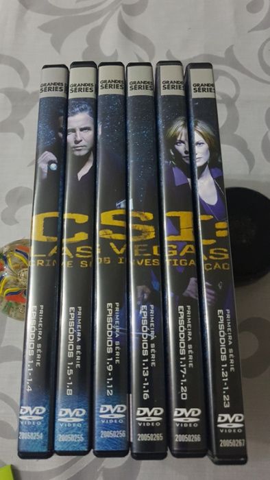 6 DVD Série CSI - Las Vegas, série I