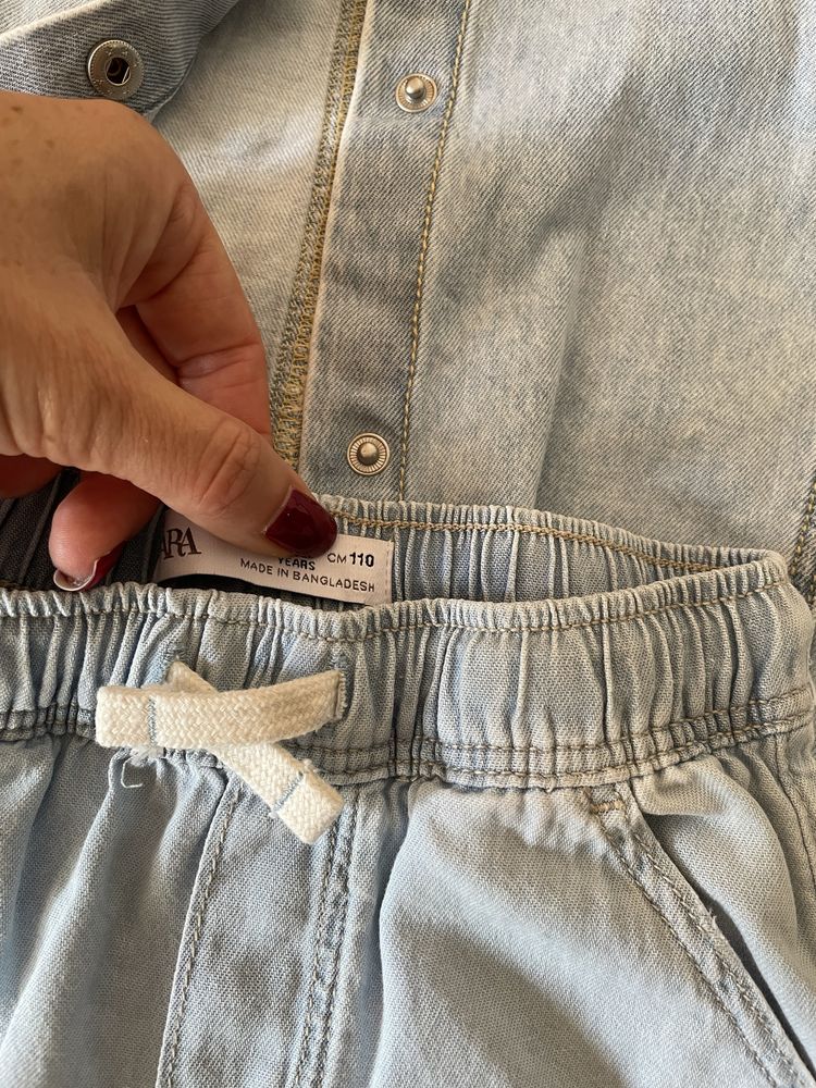 Джинсовий літній косюм ZARA 110