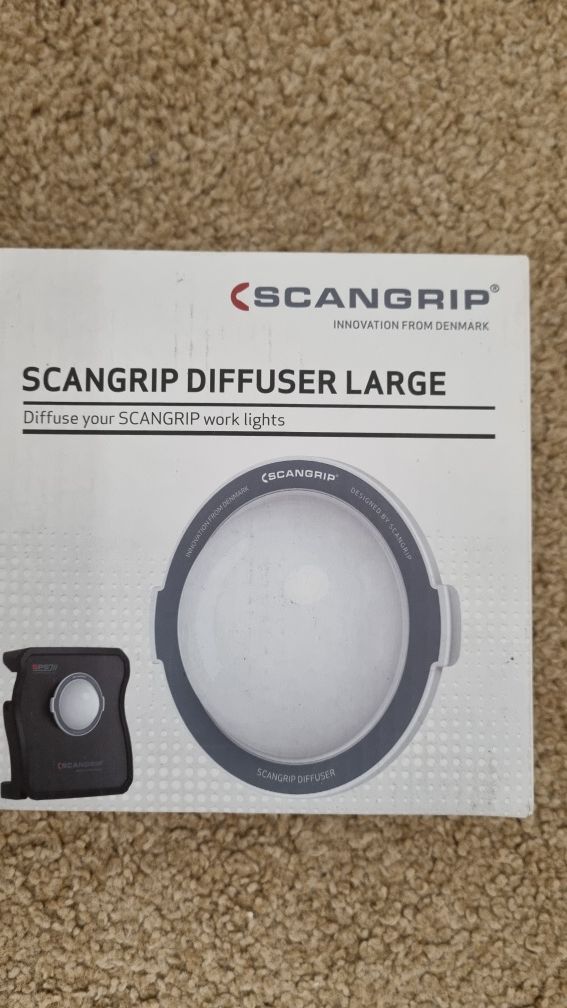 SCANGRIP Lampa NOVA 6K COB LED + statyw 3m + dyfuzor JAK NOWE