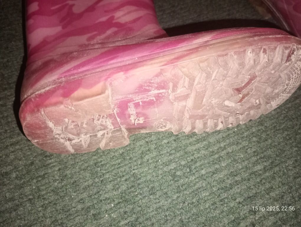 Kalosze dla dziewczynki rozmiar 29