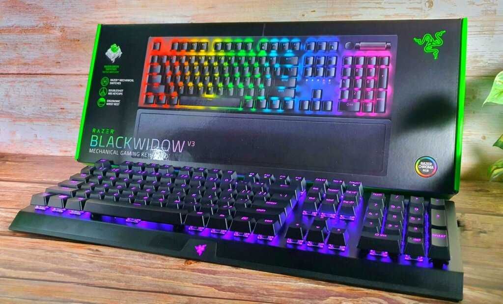 Razer blackwidow v3 + Caixa