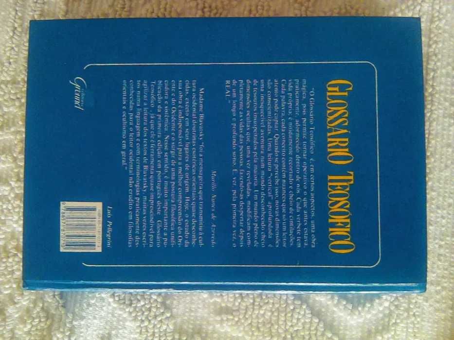 "GLOSSÁRIO TEOSÓFICO" de Helena P Blavatsky, Versão ampliada Ed.Ground