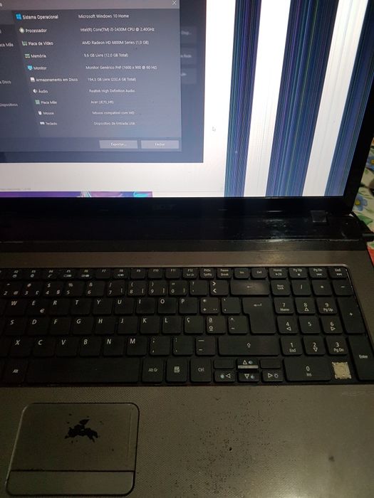 Acer 7750g i5, 4gb raw, 500gb disco