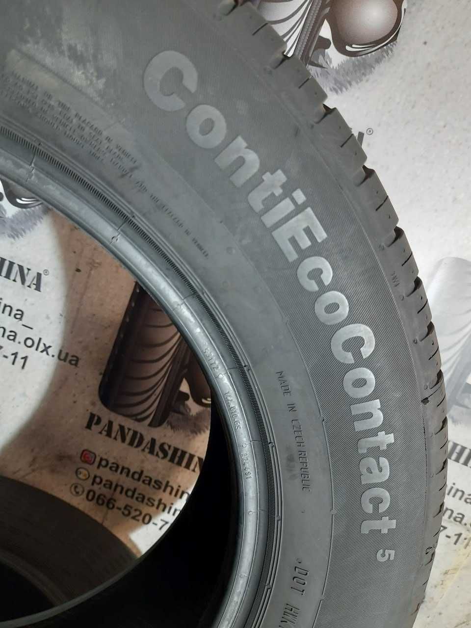 Шини 7,5мм 215/60 R17 CONTINENTAL ContiEcoContact 5 б/у літо склад