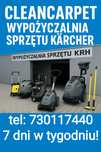 KARCHER, Wypożyczalnia, Wynajem, Czyszczenie, Pranie, Ozonowanie itd.