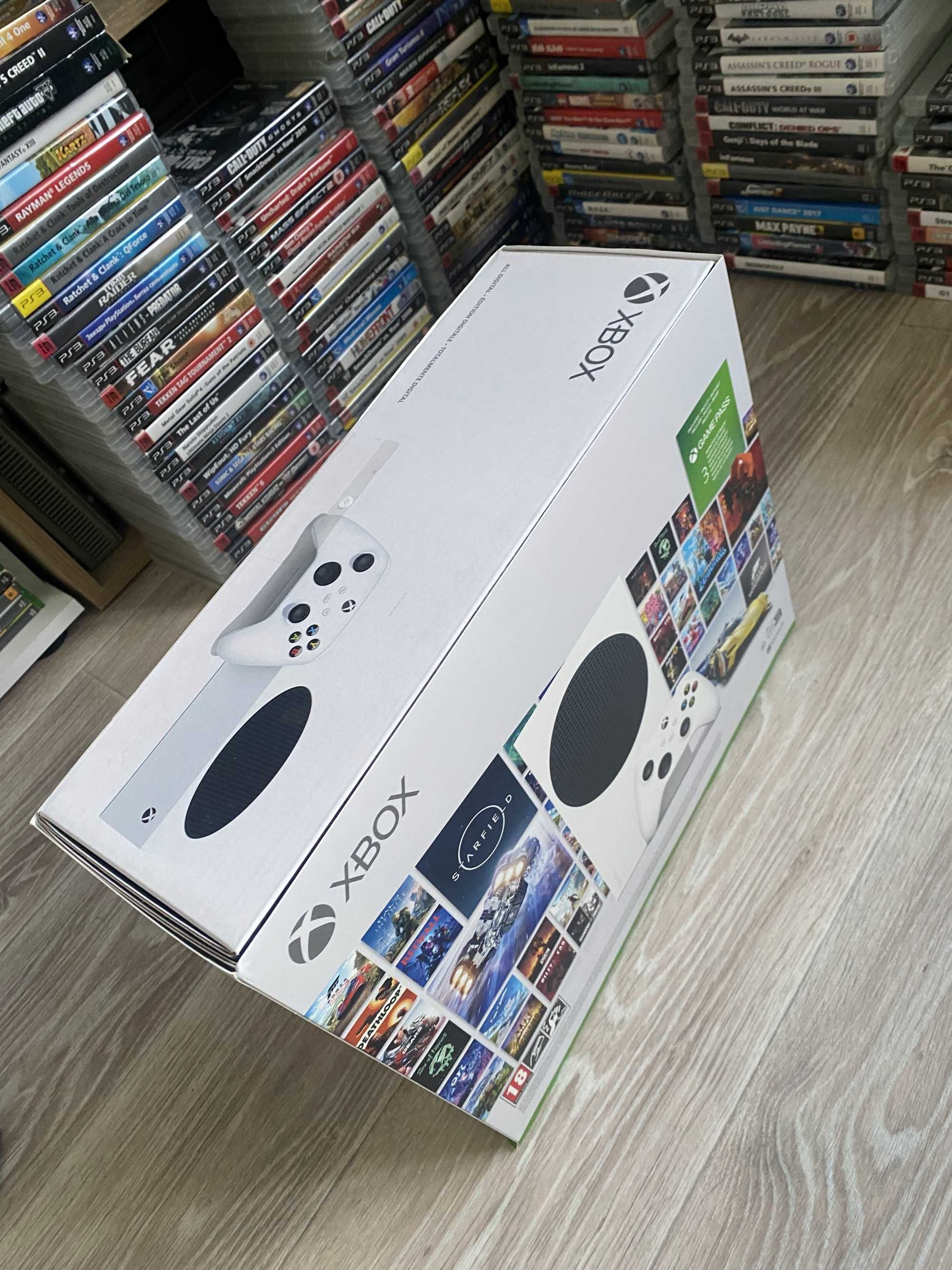 Xbox Series S +Game Pass, нова, запакована, гарантія