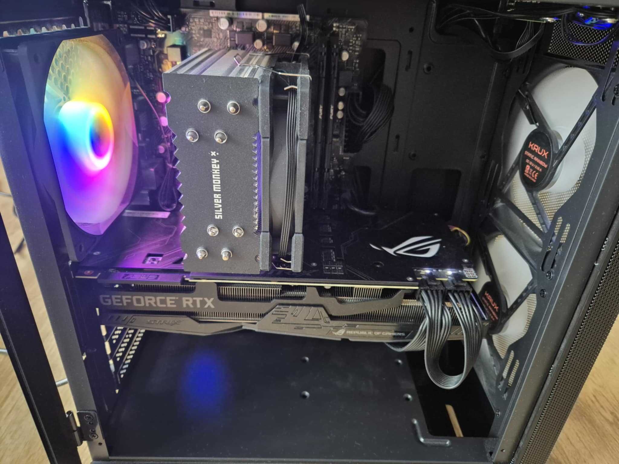 KOMPUTER Gamingowy Ryzen 7 5700G RTX 2080 SUPER 8 GB GDDR6 16 GB DDR4