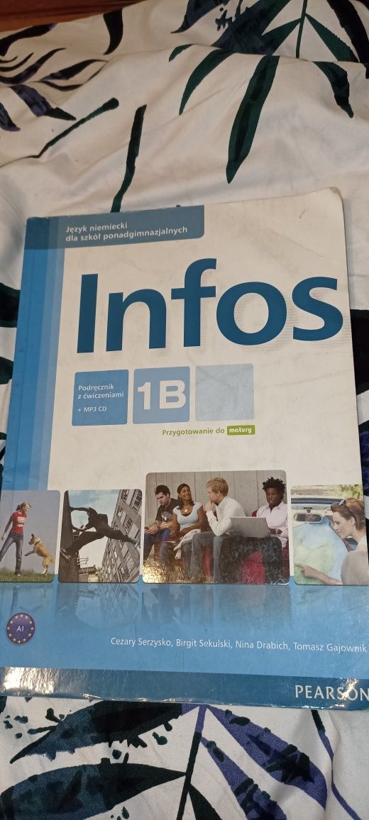 Infos 1B Podręcznik z ćwiczeniami+ MP3 CD Język niemiecki Pearson