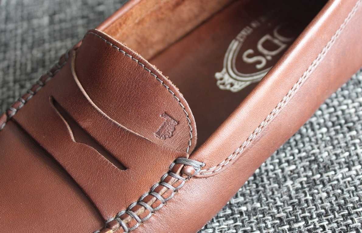 Мокасини Tod's Оригінал Нат шкіра Made in Italy 37р