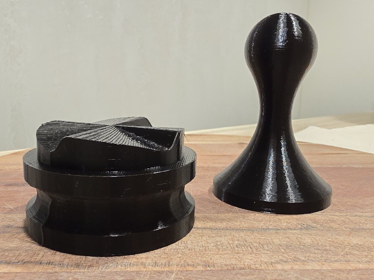 NOWY Zestaw Tamper do kawy + ubijak 58mm ekspres czarny espresso