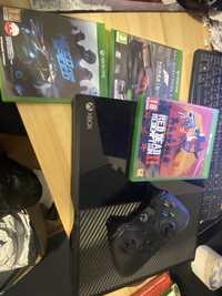 Xbox one 500gb 4 gry